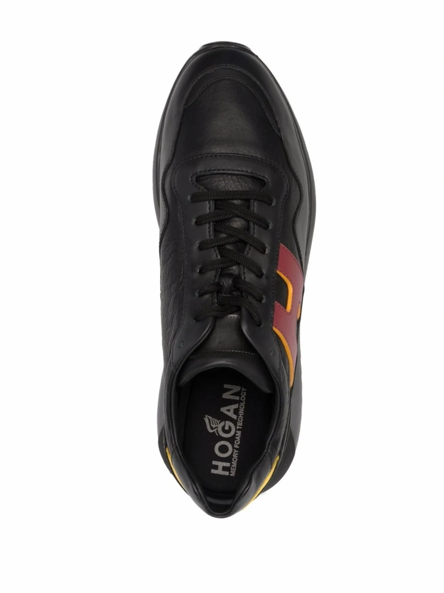 Sneakers Hogan interactive negri din piele - Img 4