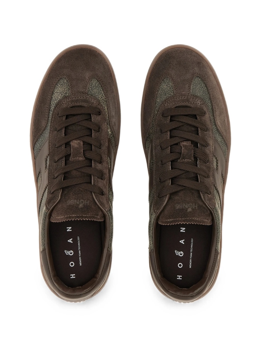 Sneakers Hogan maro din piele - Img 3
