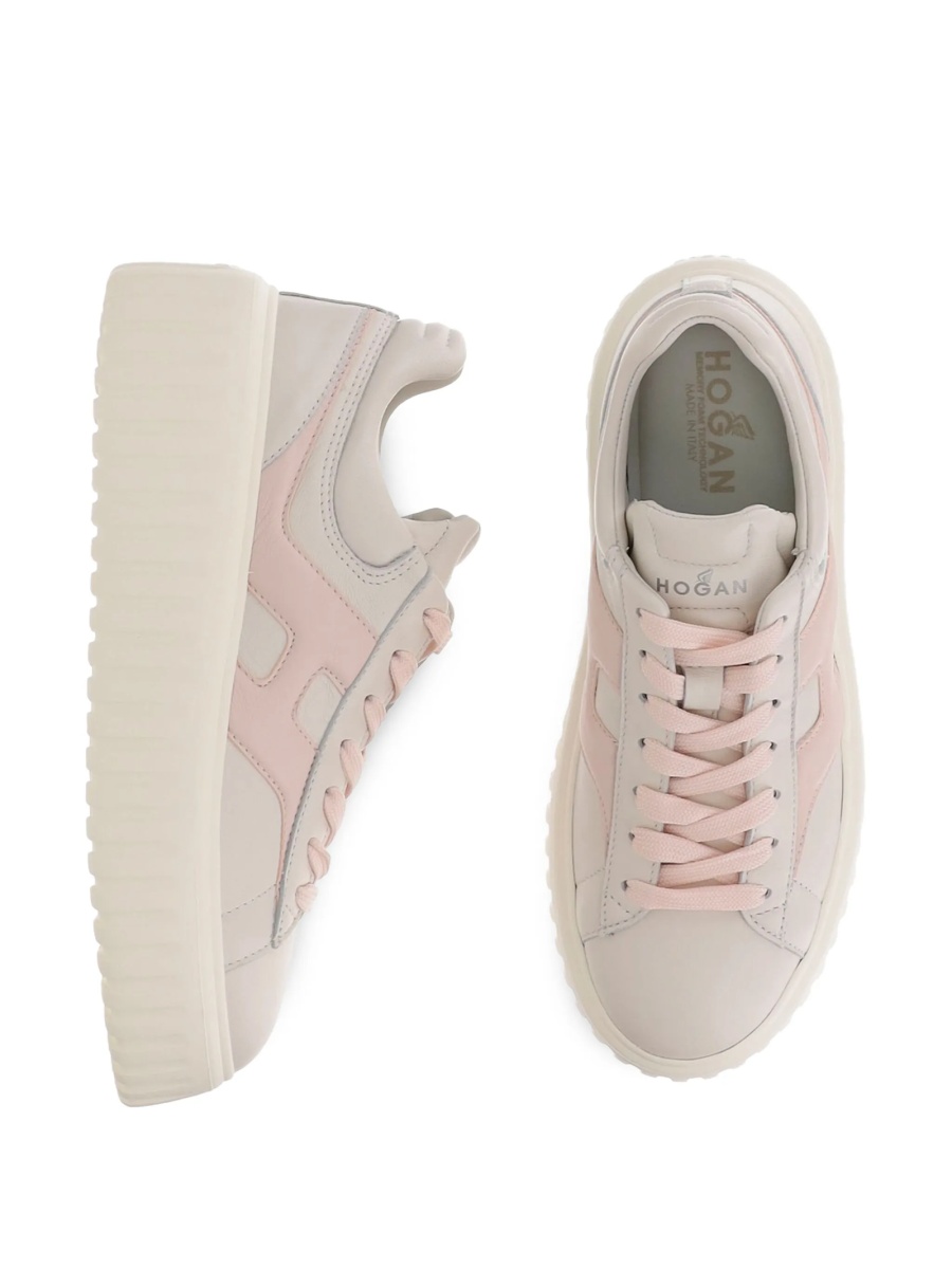 Sneakers Hogan roz din piele - Img 4
