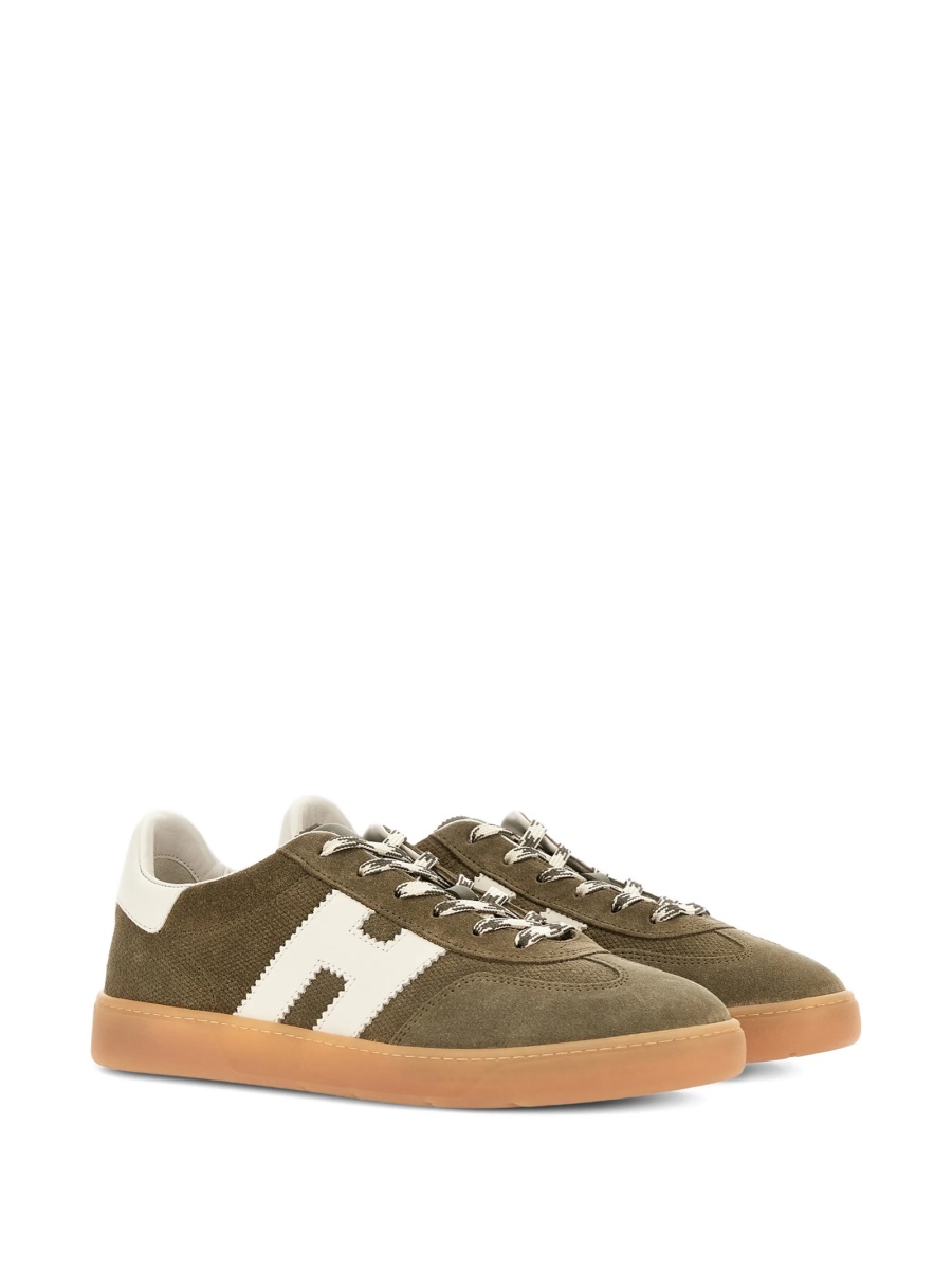 Sneakers Hogan verzi din piele - Img 2
