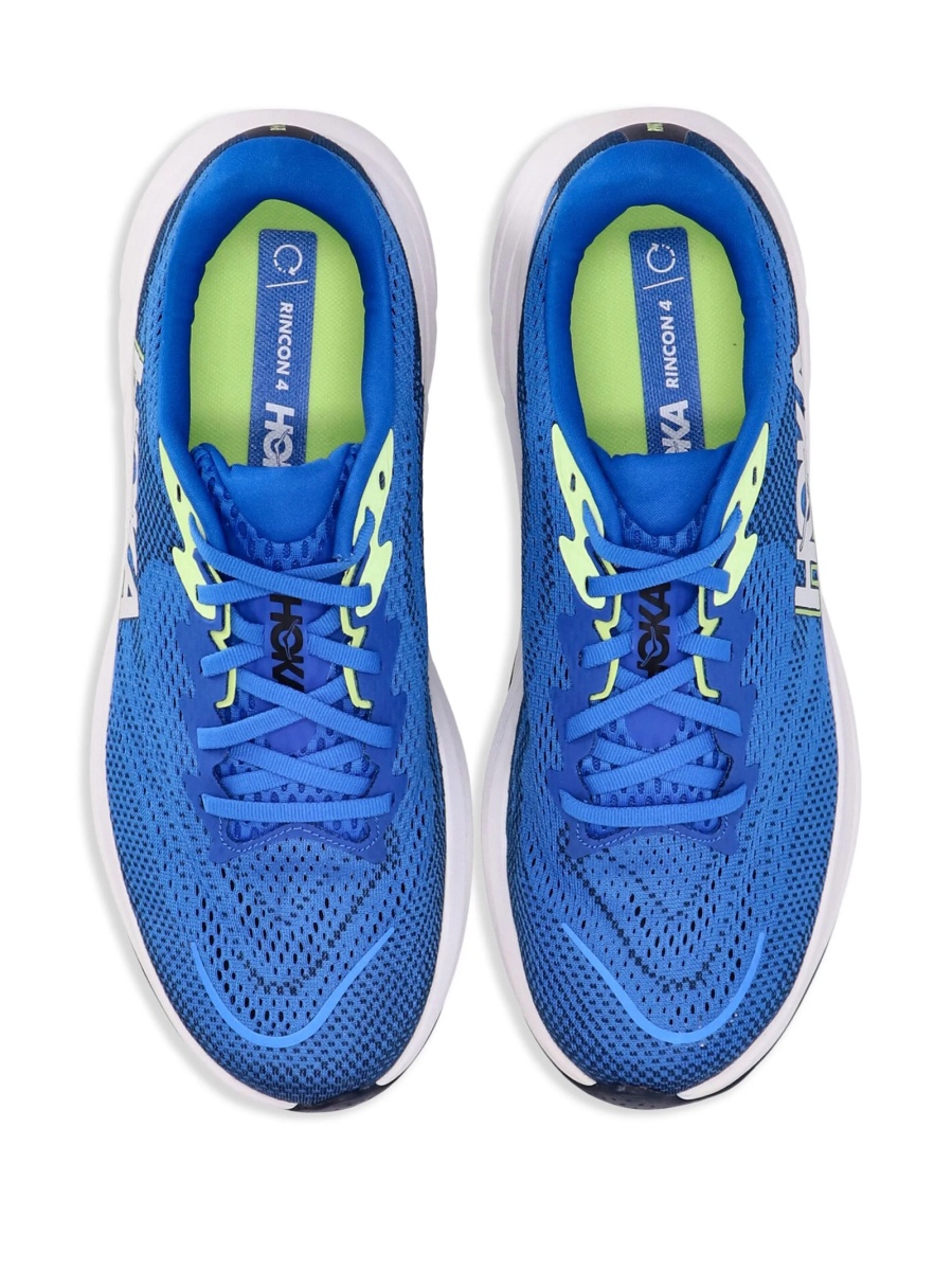 Sneakers Hoka One One albastri din material textil - Img 5