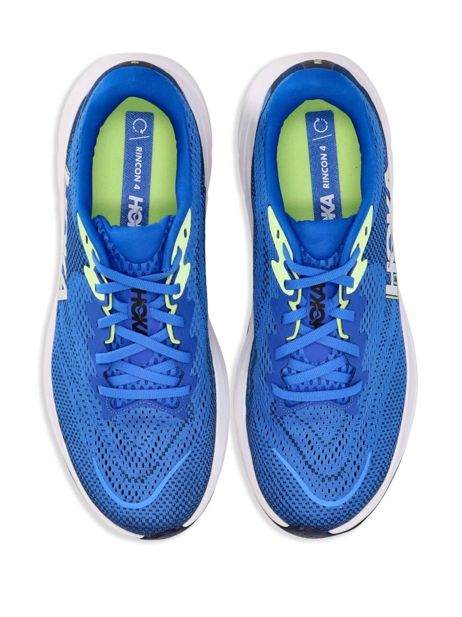 Sneakers Hoka One One albastri din material textil - Img 5