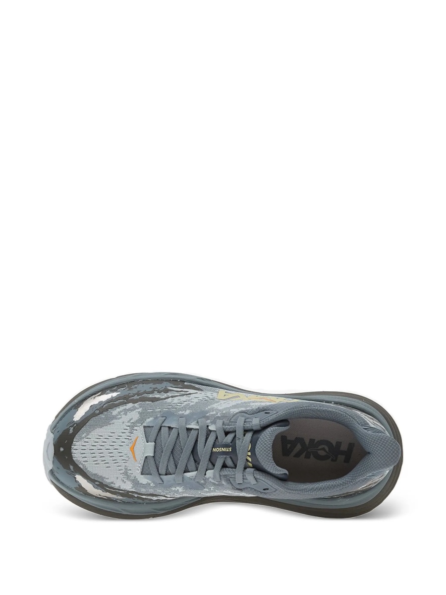 Sneakers Hoka One One albastri din material textil - Img 4