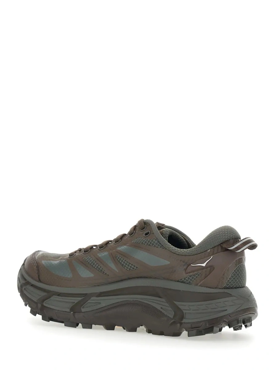 Sneakers Hoka One One negri din material tehnic - Img 2