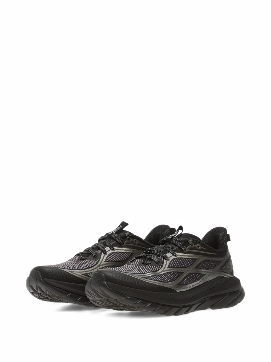 Sneakers Hoka One One negri din material textil si tpu - Img 2