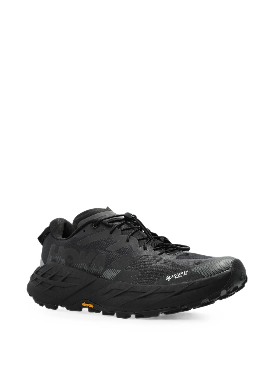 Sneakers Hoka One One negri din material textil - Img 2