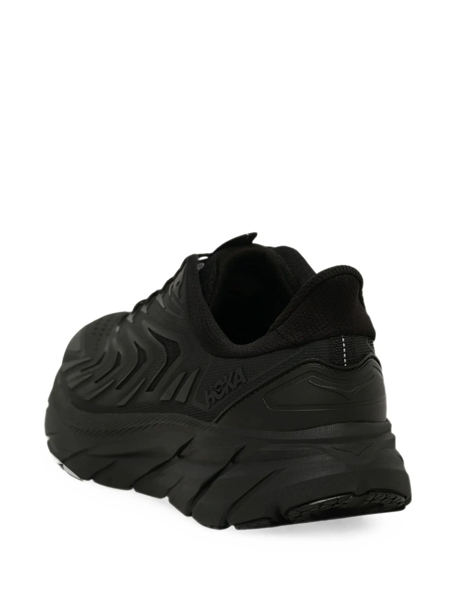 Sneakers Hoka One One negri din material textil - Img 5