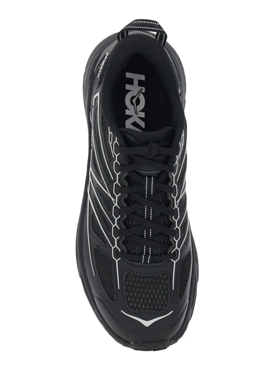 Sneakers Hoka One One negri din textil - Img 4