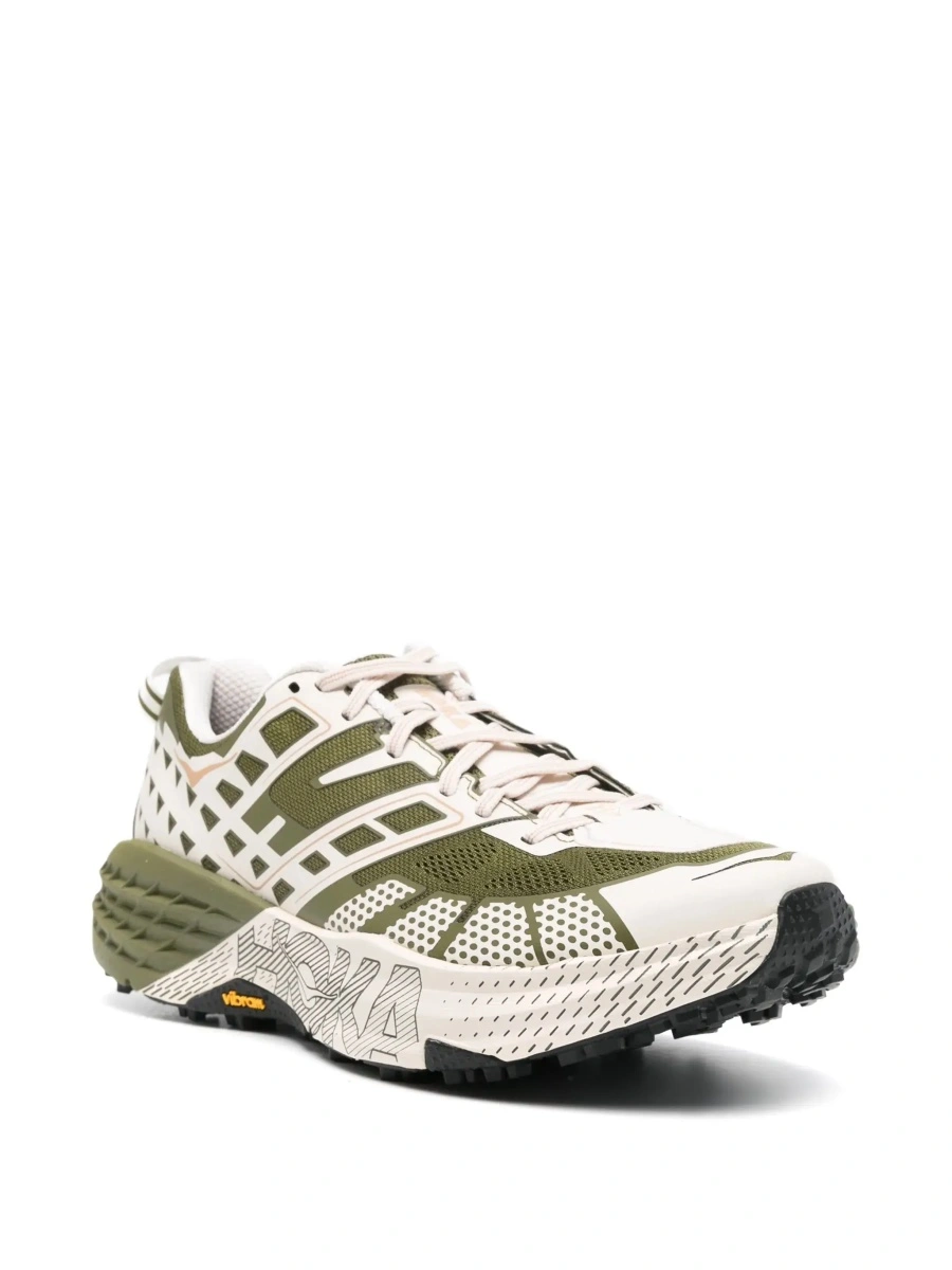 Sneakers Hoka One One 'Speedgoat' verzi din material textil - Img 4