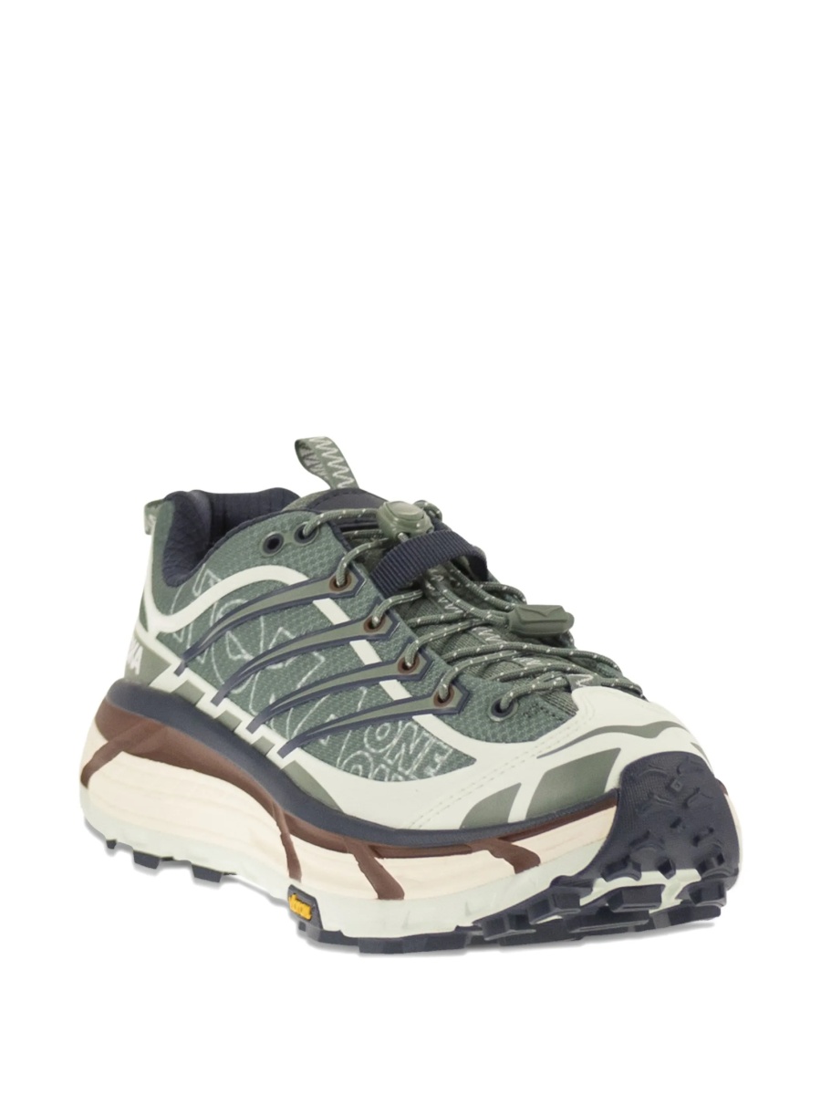 Sneakers Hoka One One verzi din poliuretan si plasa - Img 4