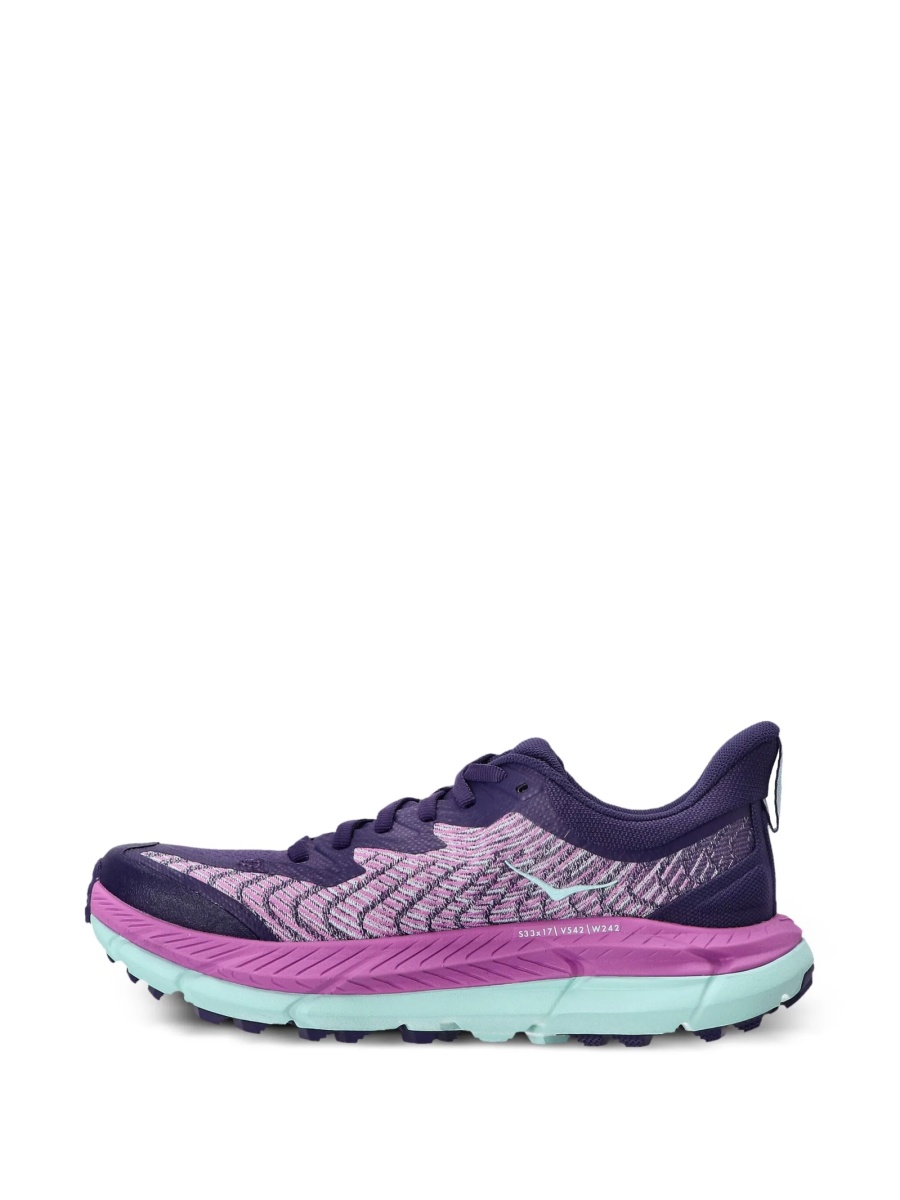 Sneakers Hoka One One violet din poliester reciclat si material textil - Img 3