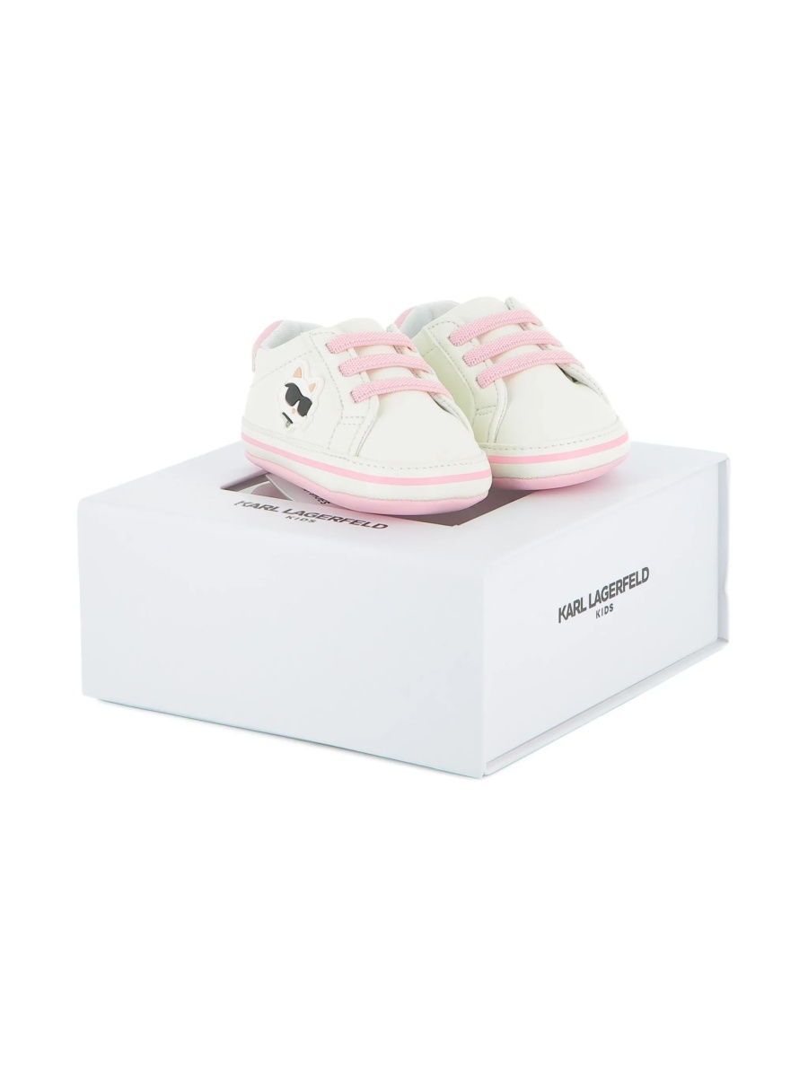 Sneakers Karl Lagerfeld albi din piele eco - Img 3
