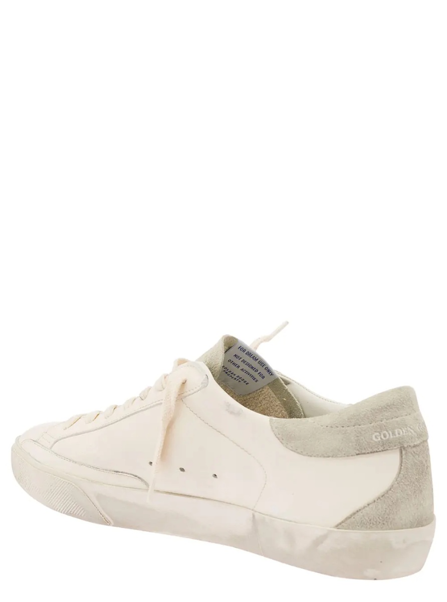 Sneakers Low Sneakers 'Superstar' Vintage Effect with Gray Pull-tab in White Leather Men - Img 3