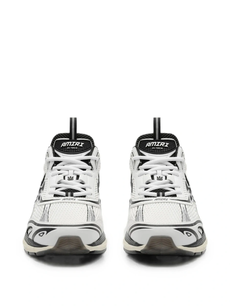 Sneakers 'M-Tech' white Sneakers with side logo patch in leather and fabric and leather for men - Img 6
