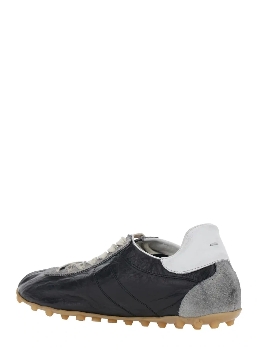 Sneakers Maison Margiela negri din piele - Img 3
