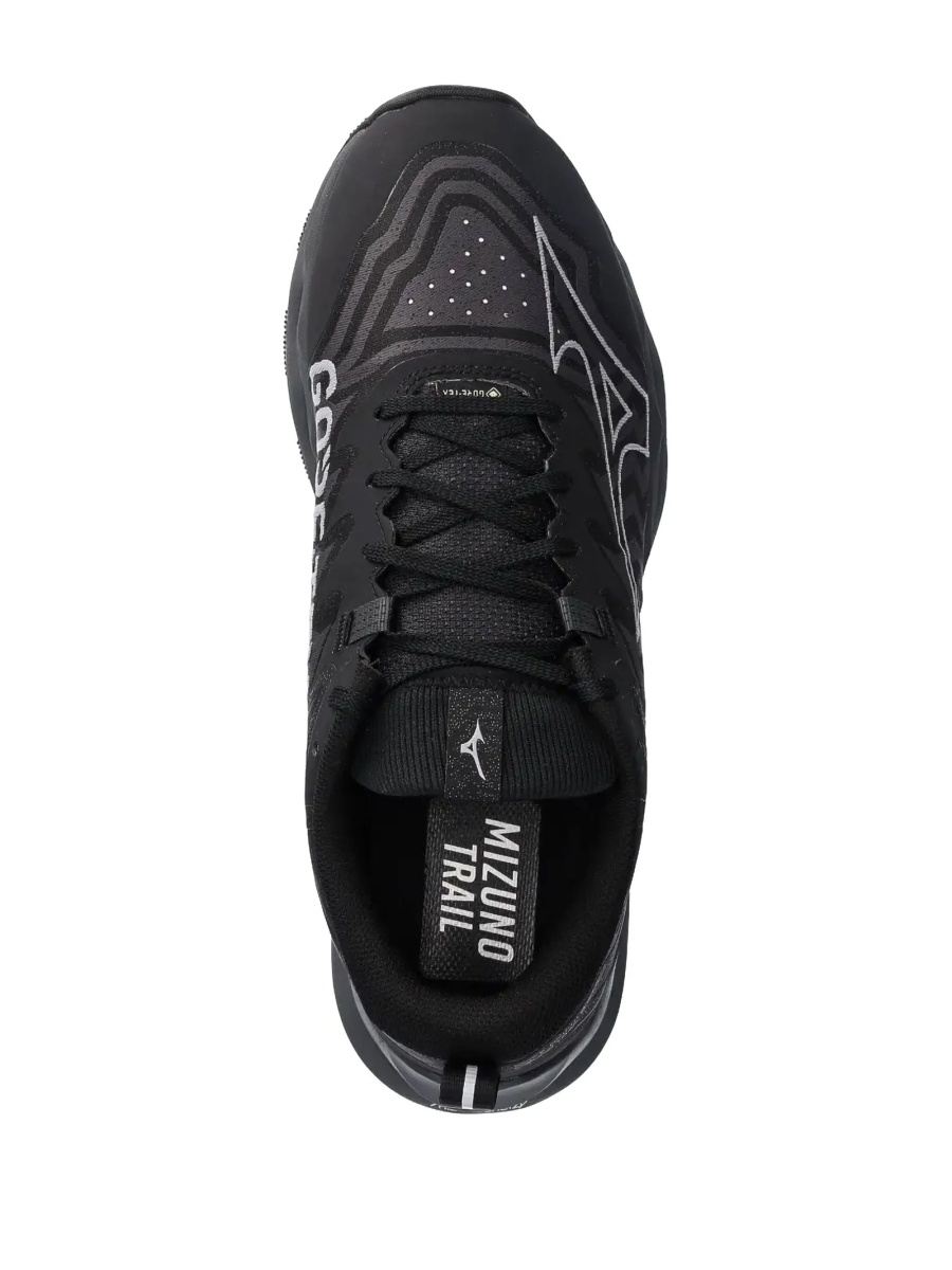 Sneakers Mizuno negri din material textil - Img 4