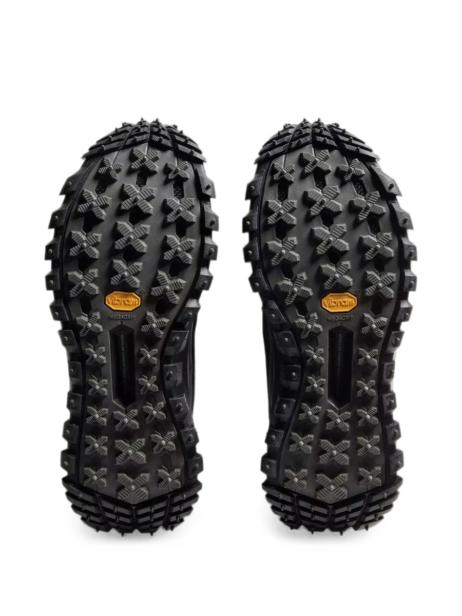 Sneakers Moncler negri din piele si poliamida - Img 5