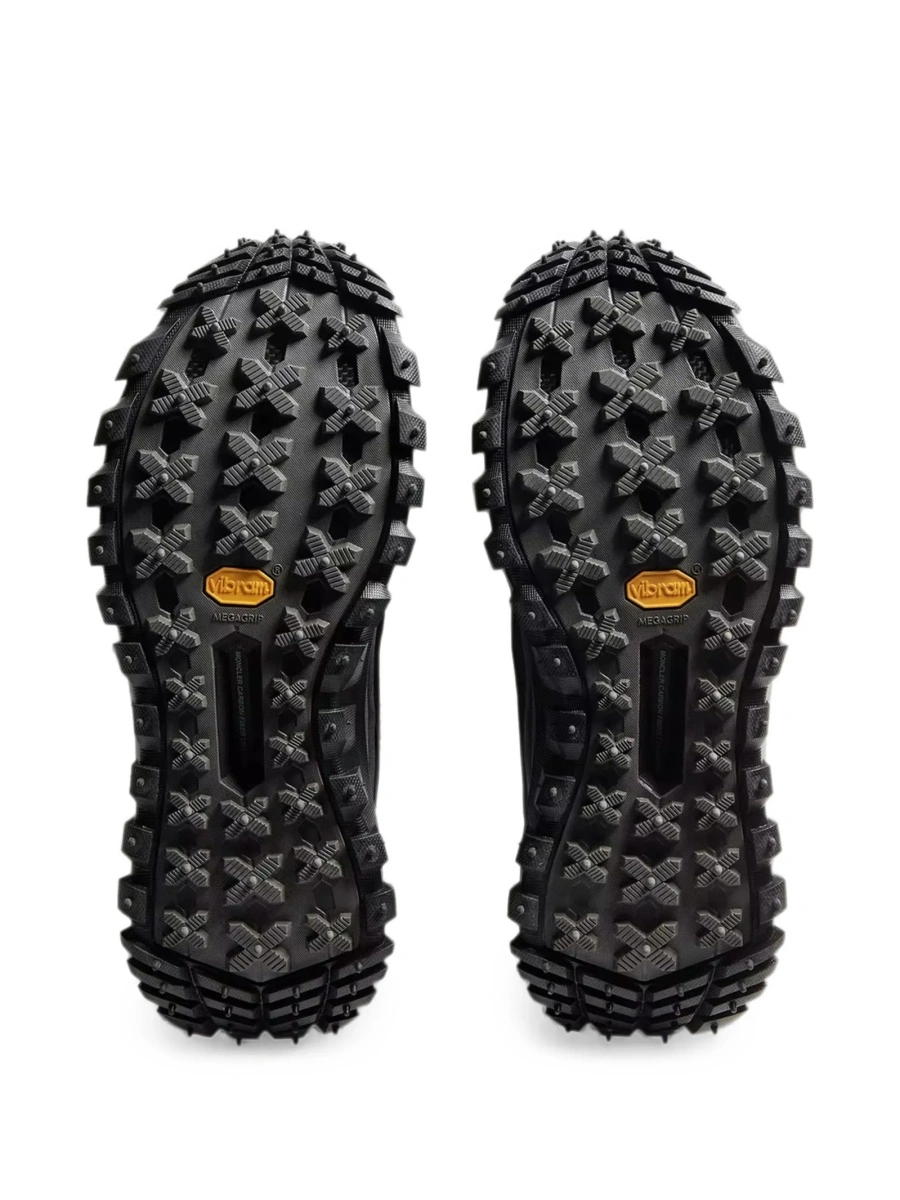 Sneakers Moncler negri din piele si poliamida - Img 5