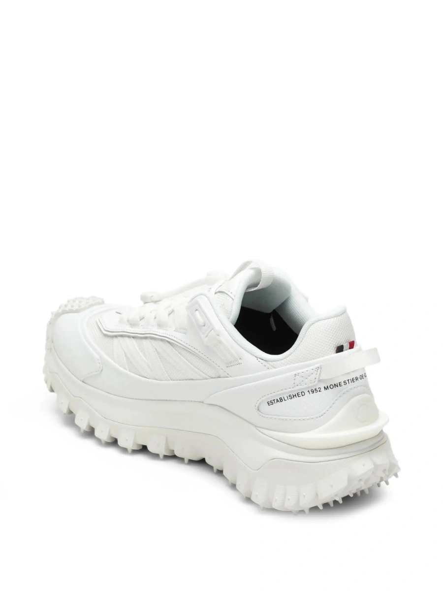 Sneakers Moncler 'Trailgrip' albi din piele - Img 6