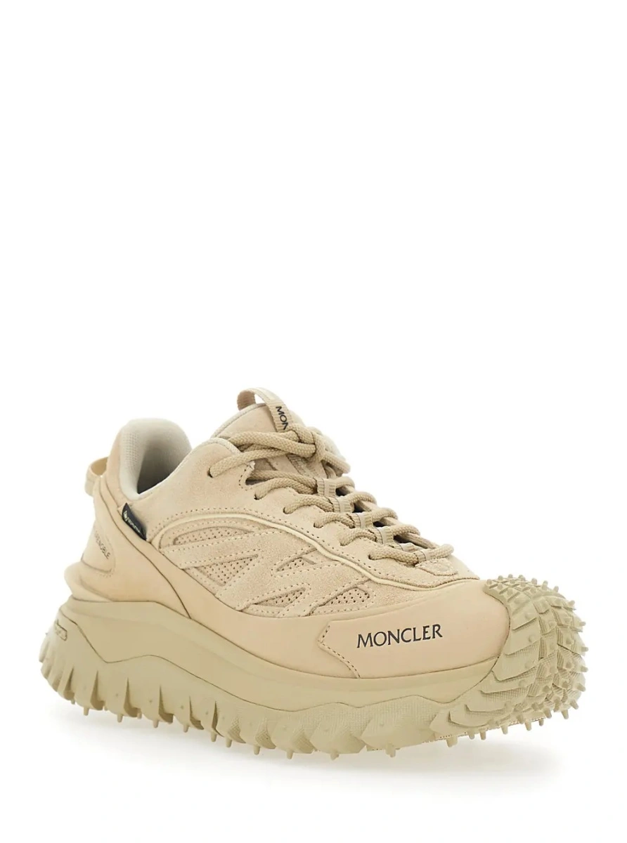 Sneakers Moncler 'Trailgrip' bej din tesatura tehnica - Img 2