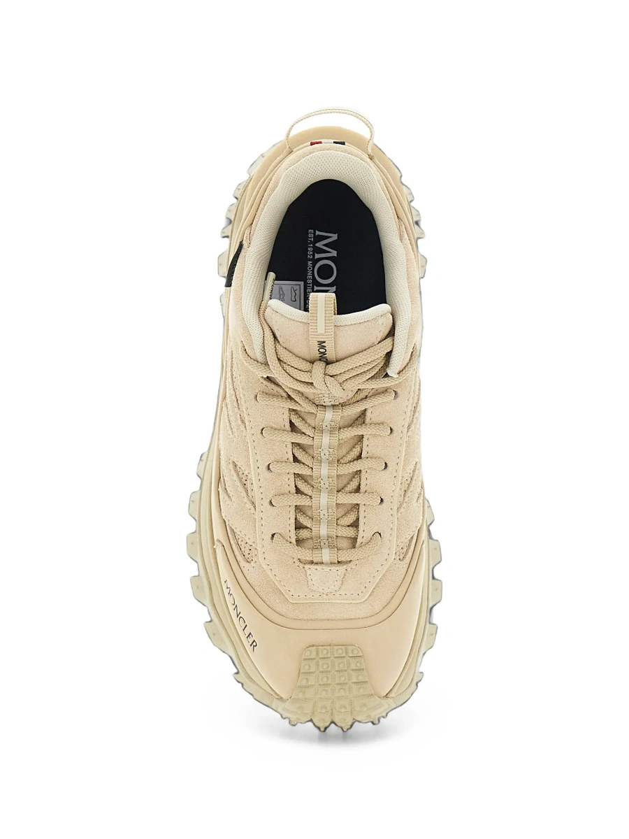 Sneakers Moncler 'Trailgrip' bej din tesatura tehnica - Img 6