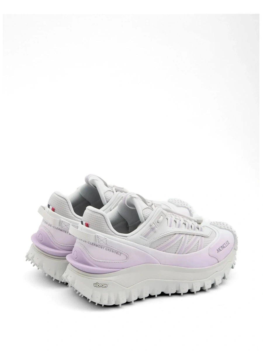 Sneakers Moncler 'Trailgrip' gri din piele - Img 6