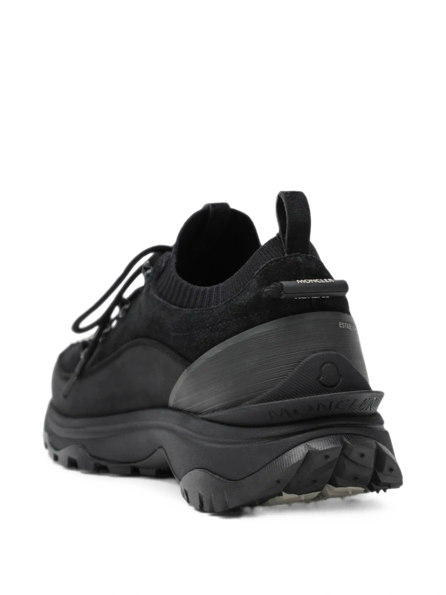 Sneakers Moncler 'Trailgrip' negri din piele - Img 6