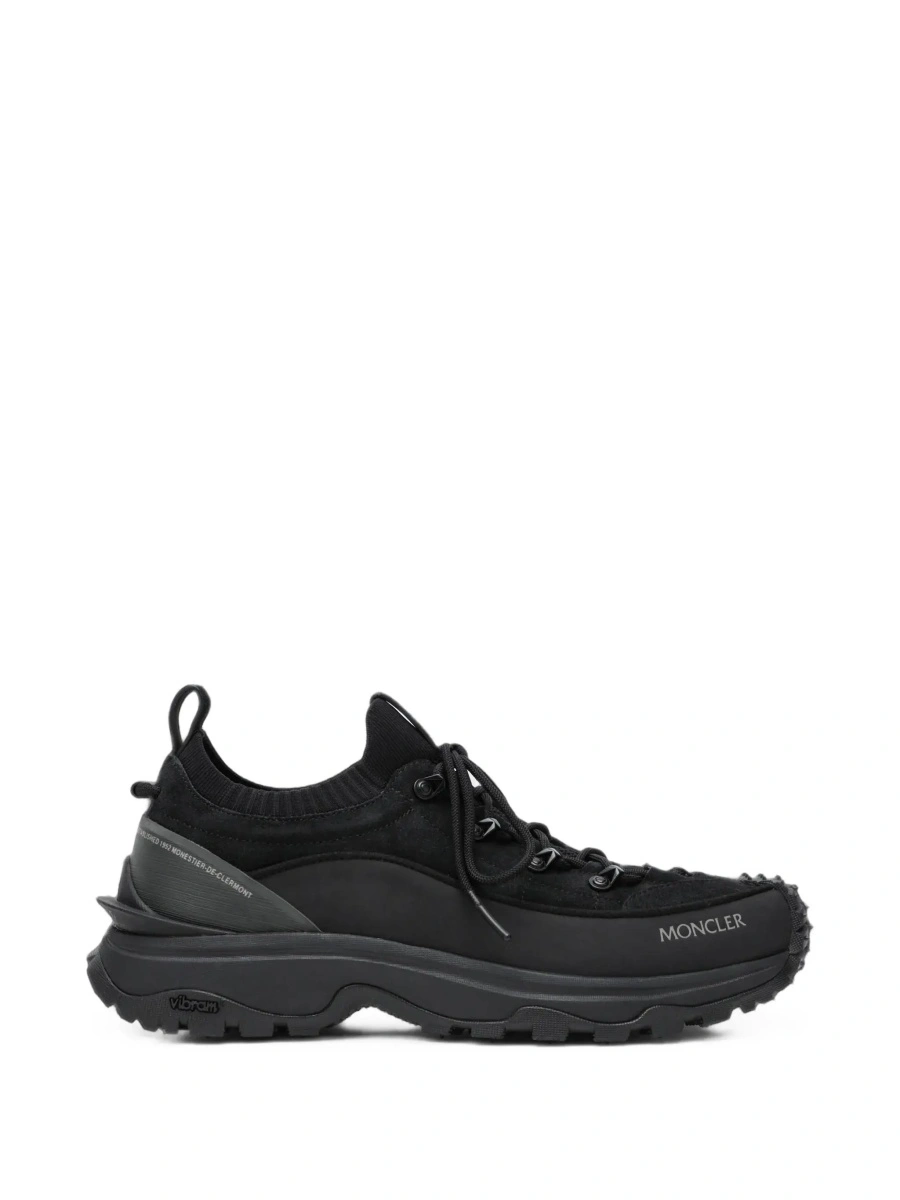 Sneakers Moncler 'Trailgrip' negri din piele - Img 8
