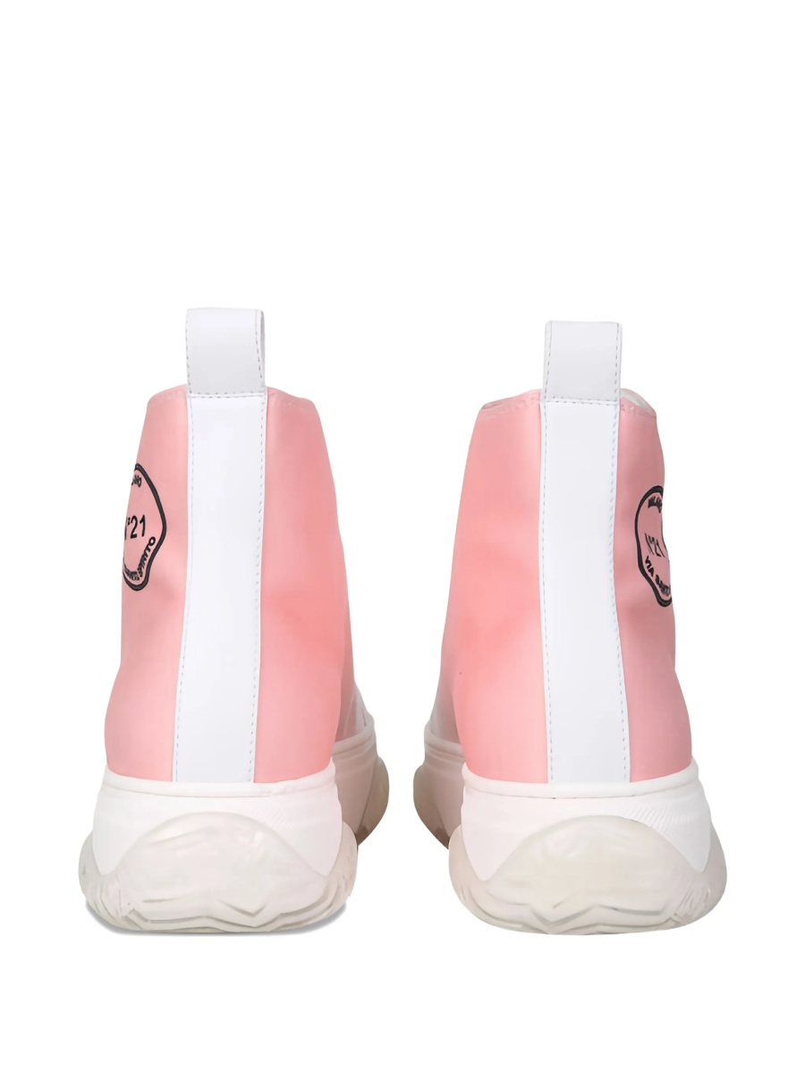 Sneakers N°21 roz din material textil - Img 2