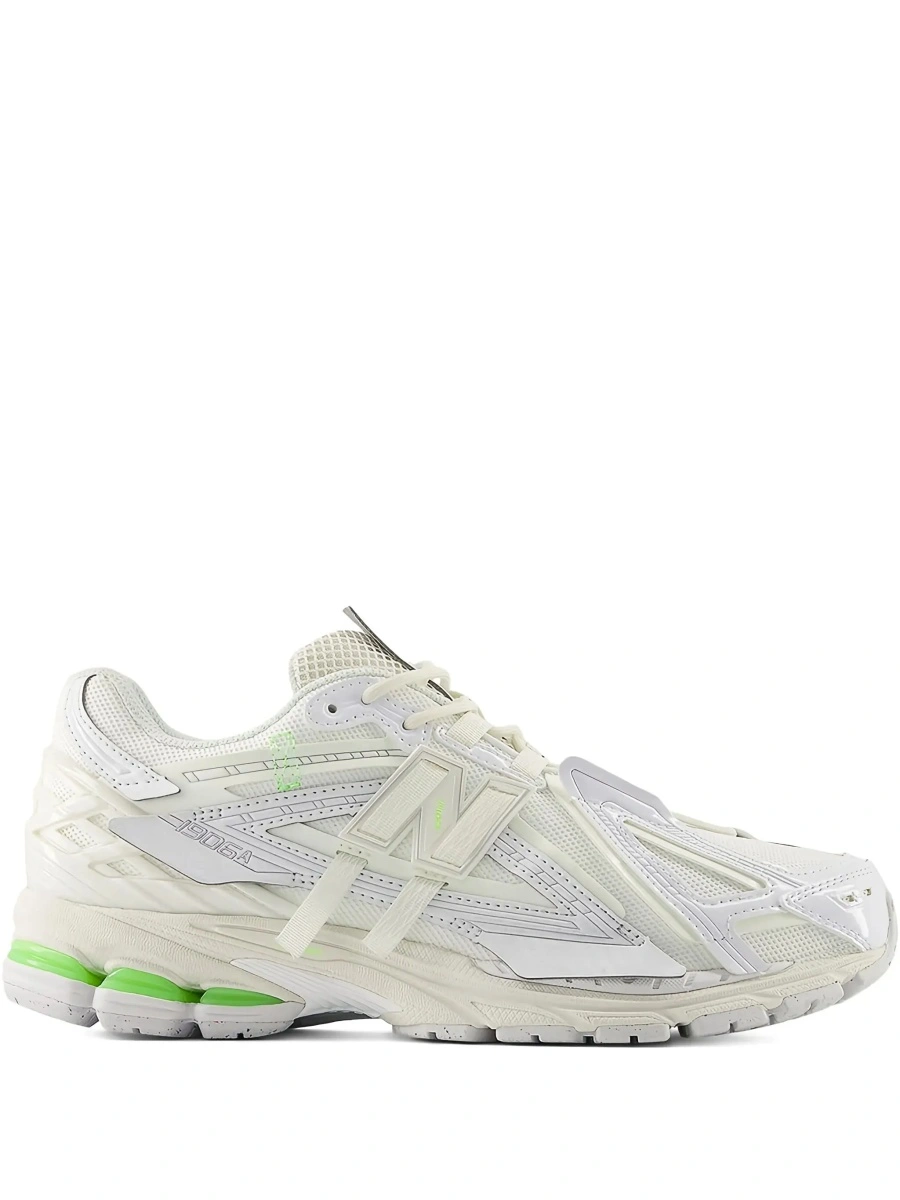 Sneakers New Balance '1906R' albi din fibra sintetica - Img 6