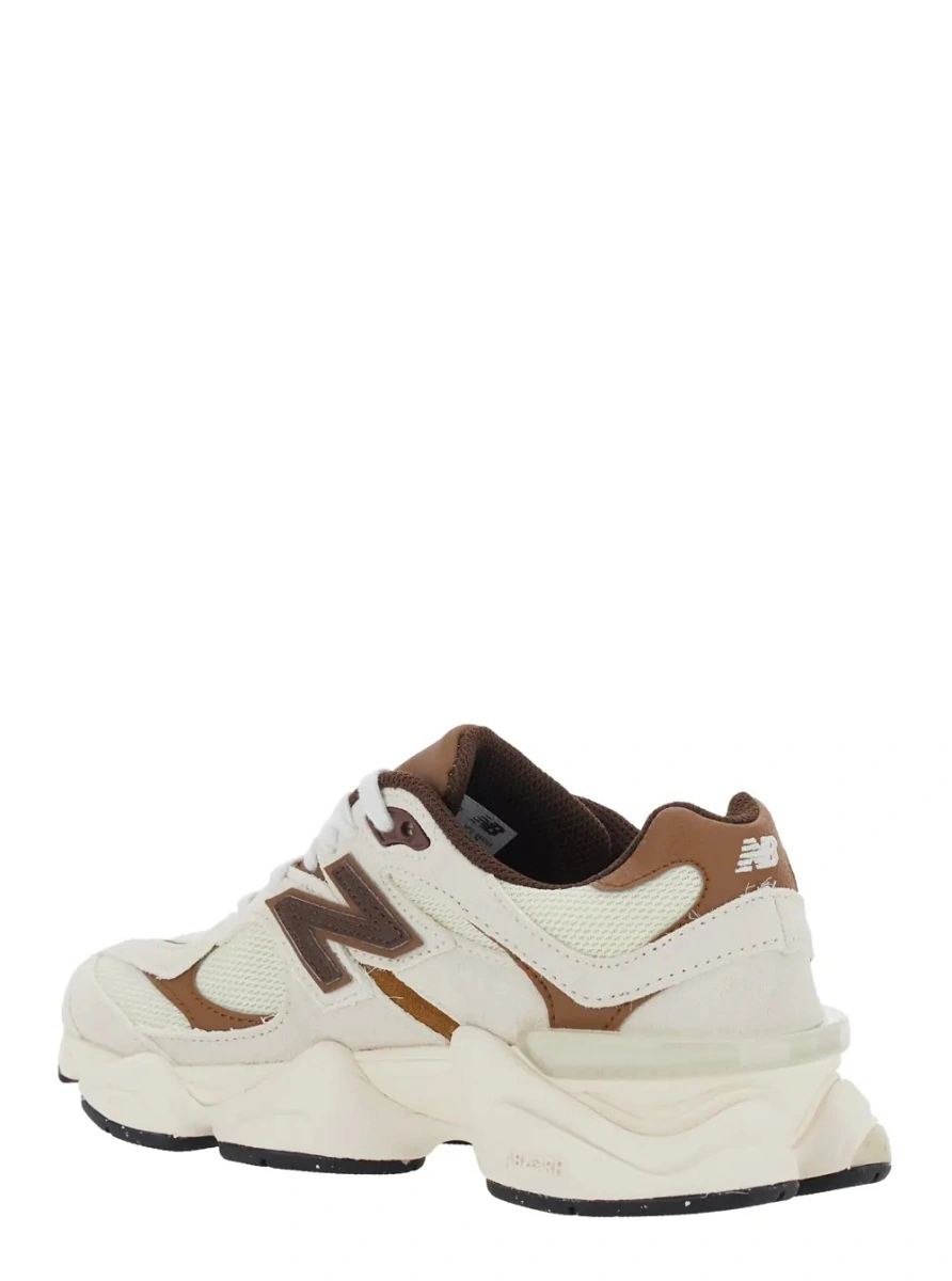 Sneakers New Balance '9060' maro din piele si material textil - Img 3