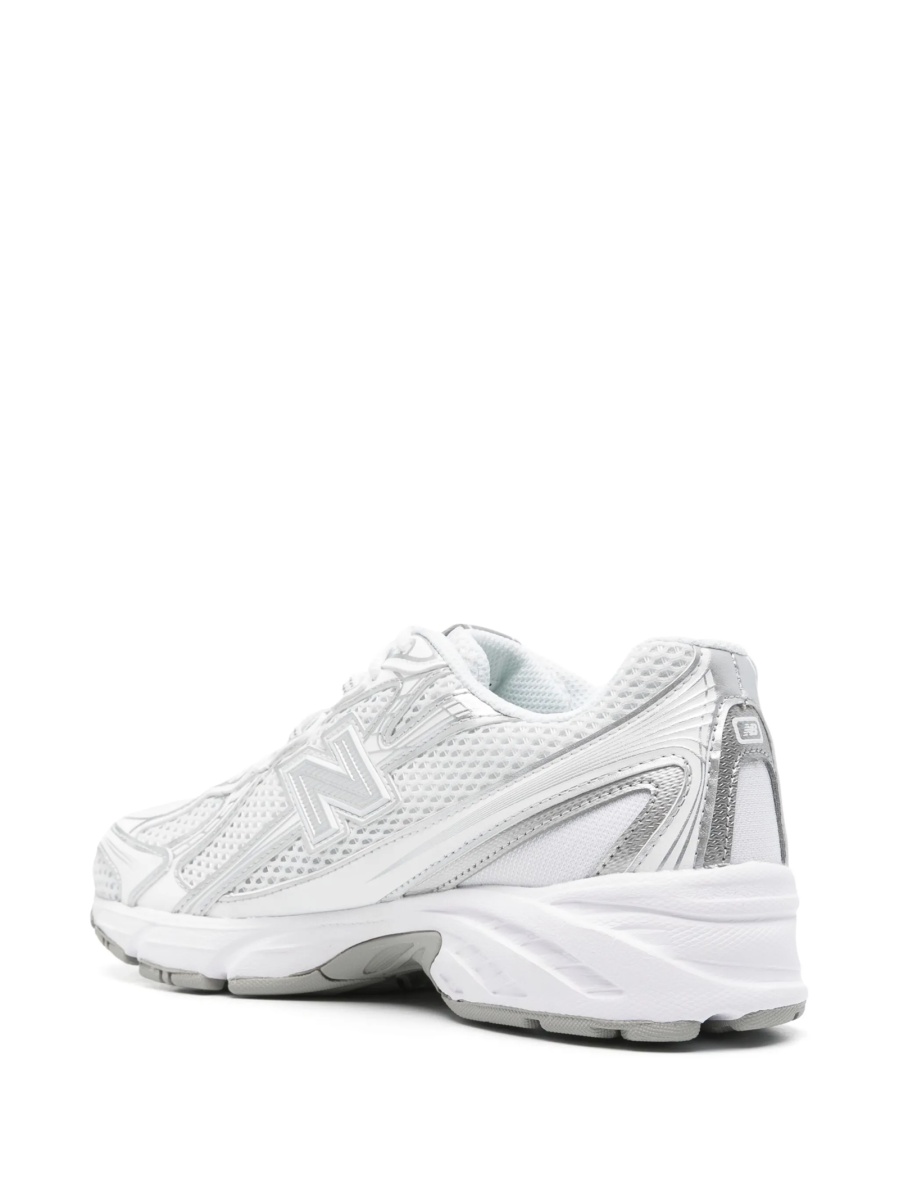 Sneakers New Balance albi din material textil - Img 6