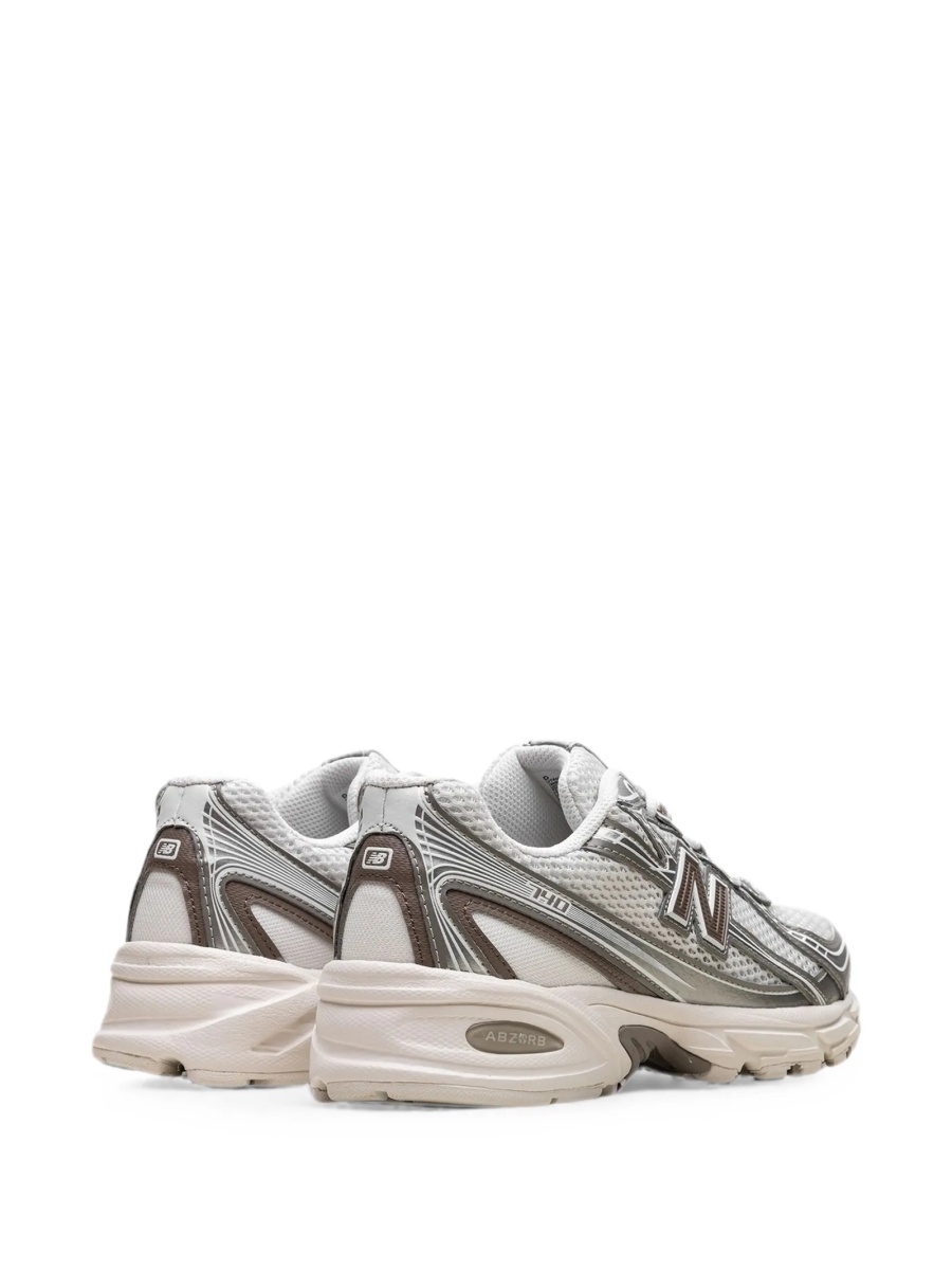 Sneakers New Balance albi din plasa si poliuretan - Img 3