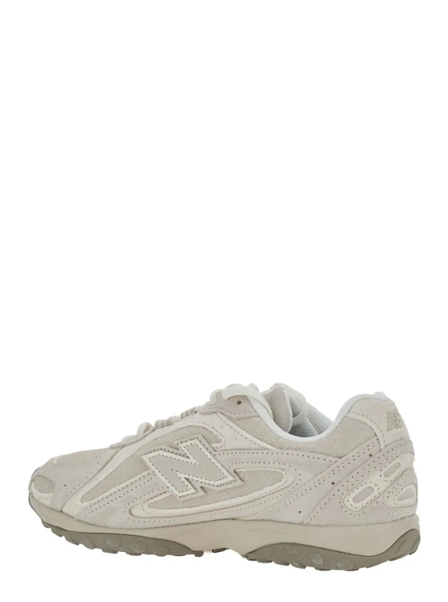 Sneakers New Balance gri din piele si material textil 'U204' - Img 3