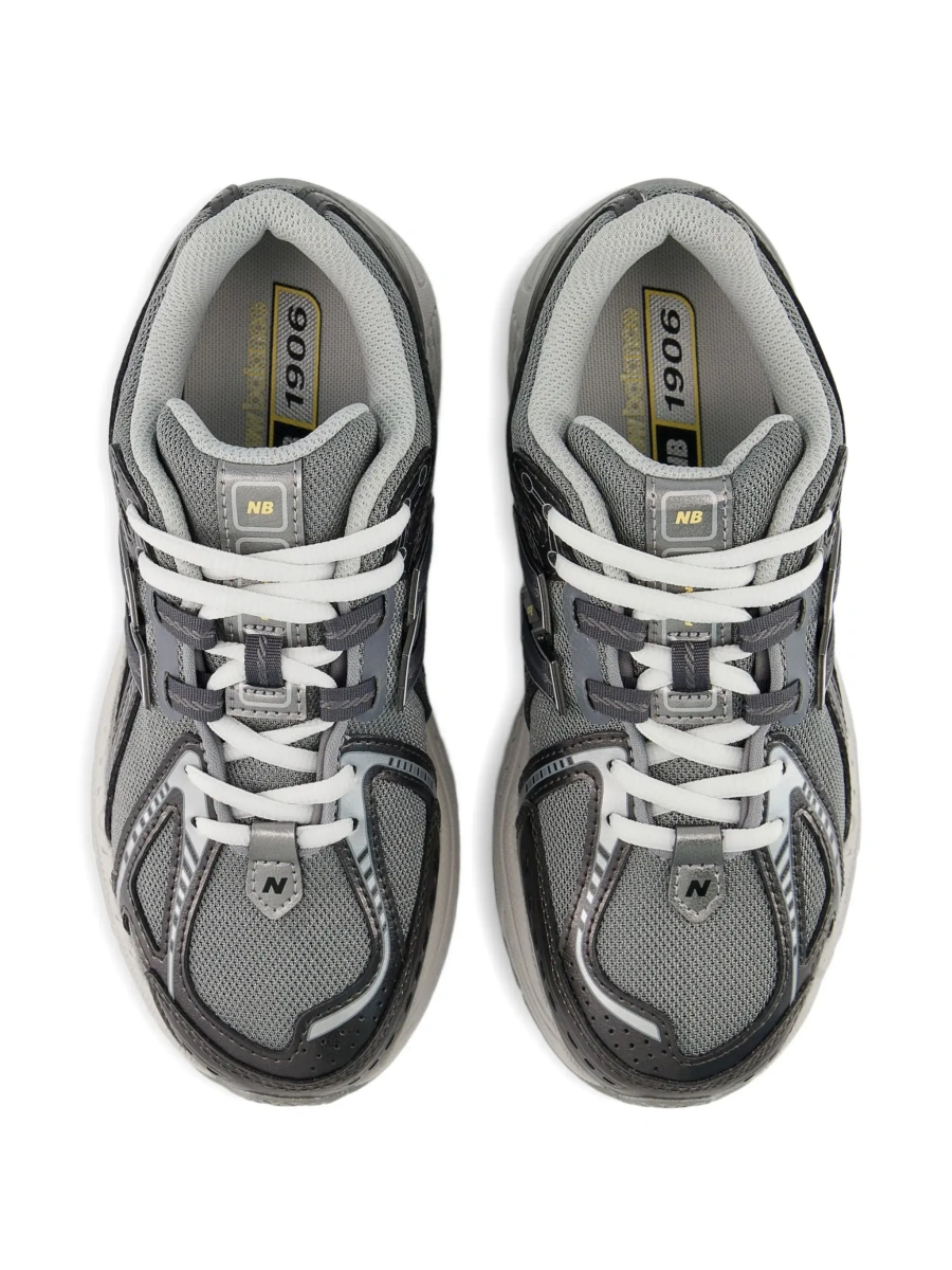 Sneakers New Balance Kids gri din material sintetic - Img 8