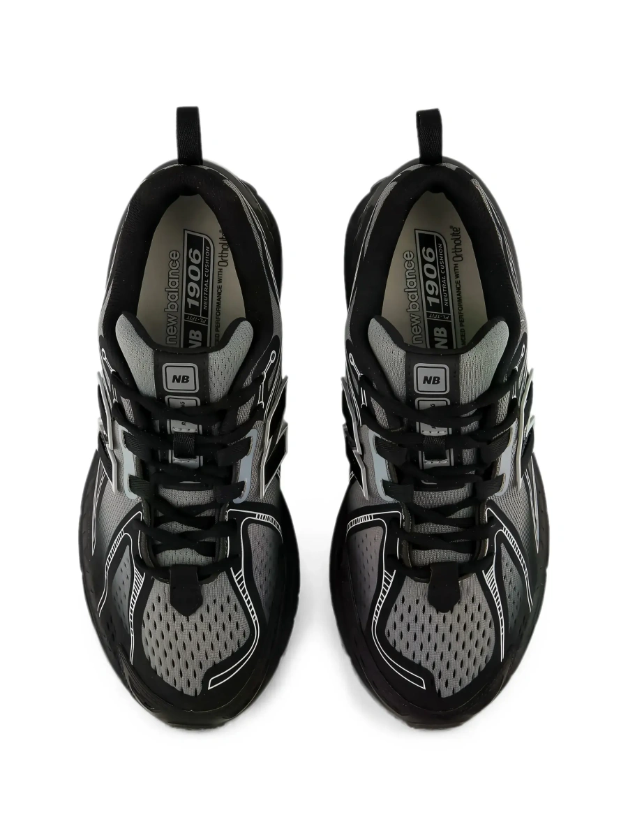 Sneakers New Balance negri din piele si material textil '1906E' - Img 5