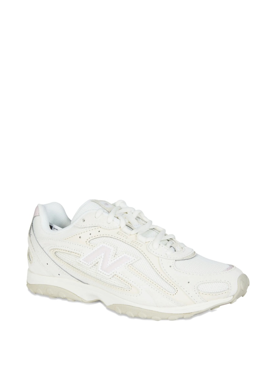Sneakers New Balance neutri din piele intoarsa si plasa - Img 2