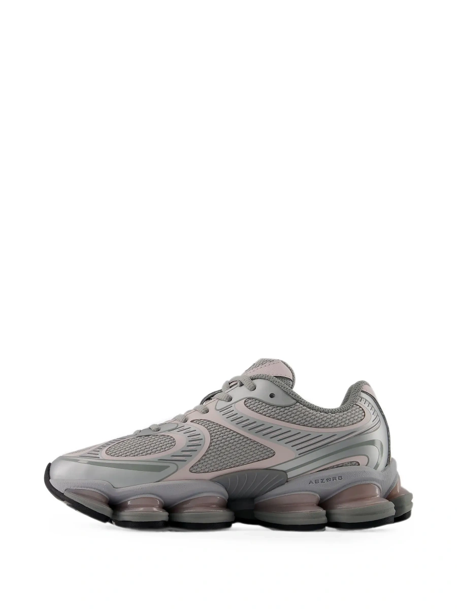 Sneakers New Balance roz din piele si material textil - Img 8