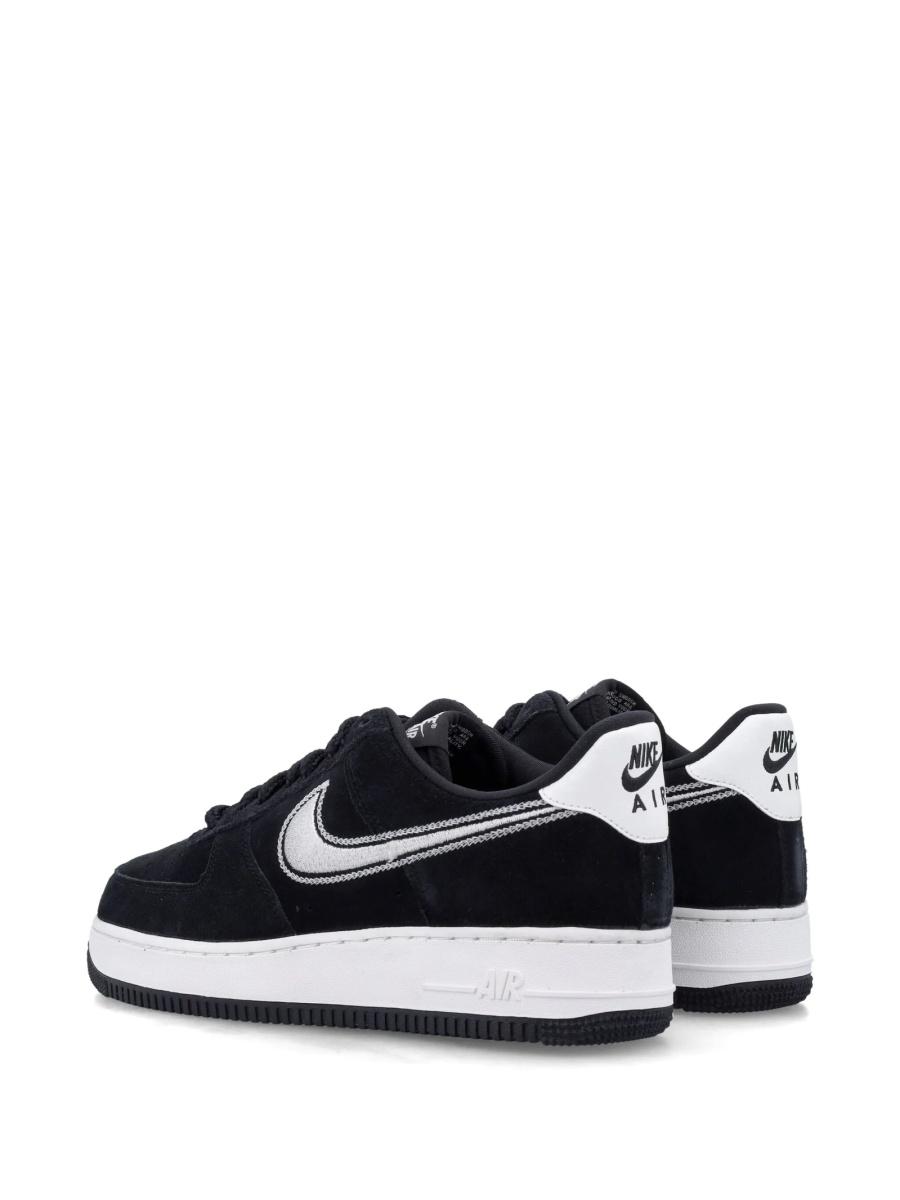 Sneakers Nike air force 1 negri din piele intoarsa - Img 3