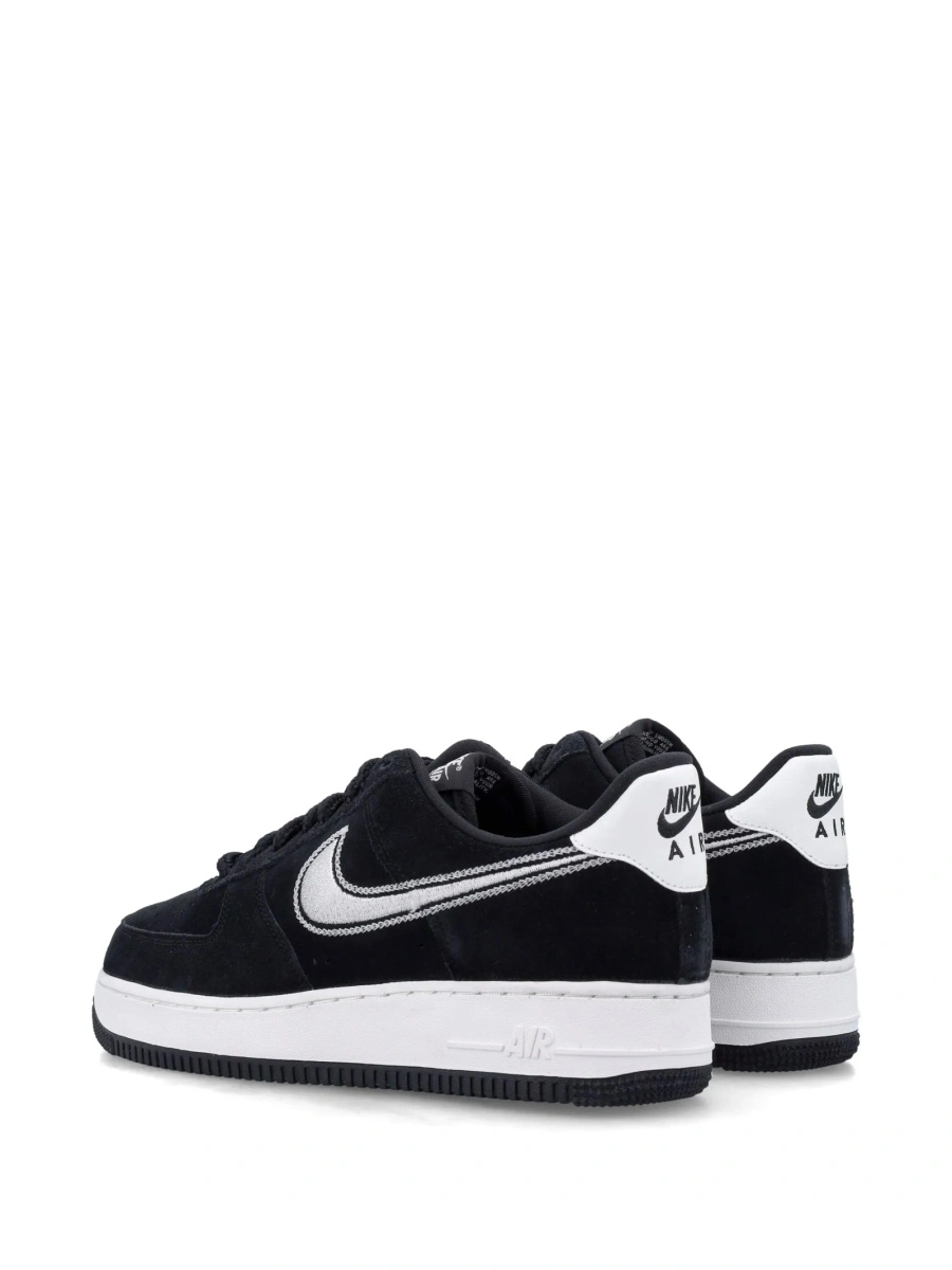 Sneakers Nike air force 1 negri din piele intoarsa - Img 3