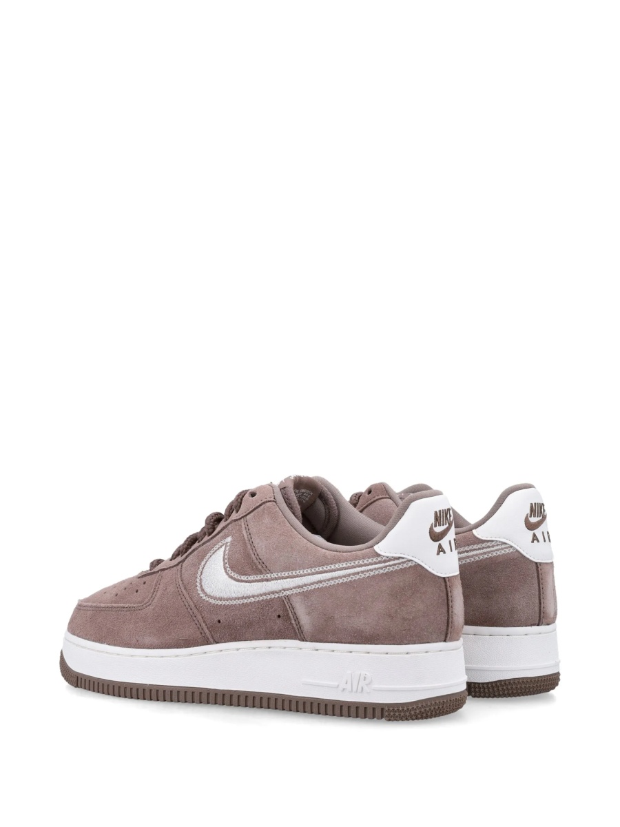 Sneakers Nike air force 1 roz din piele intoarsa - Img 3