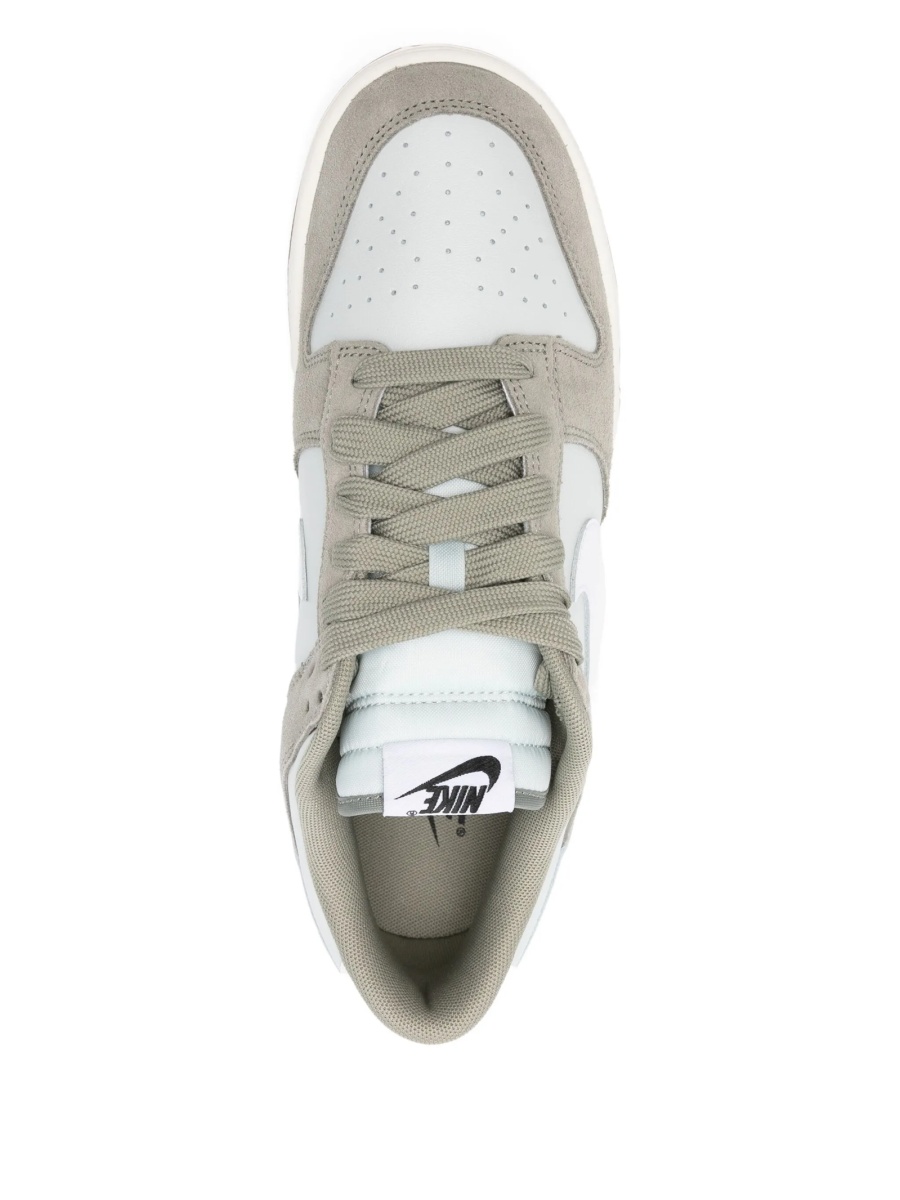Sneakers Nike verzi din piele intoarsa si piele - Img 4