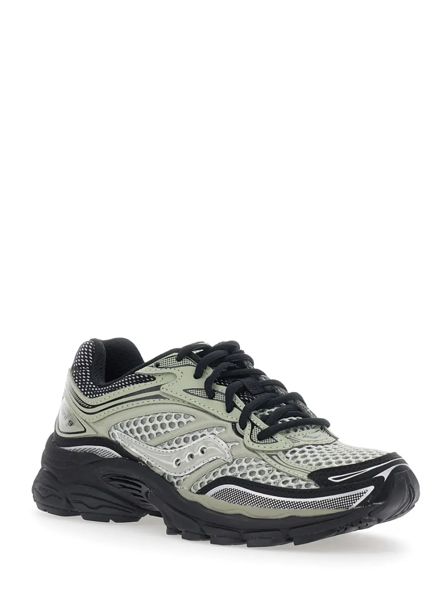 Sneakers 'Progrid Omni 9' green Sneakers with embossed logo on the side and serrated sole in Tech Fabric unisex - Img 2