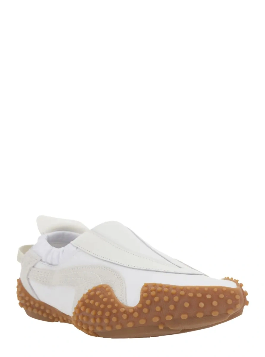 Sneakers PUMA albi din piele - Img 2