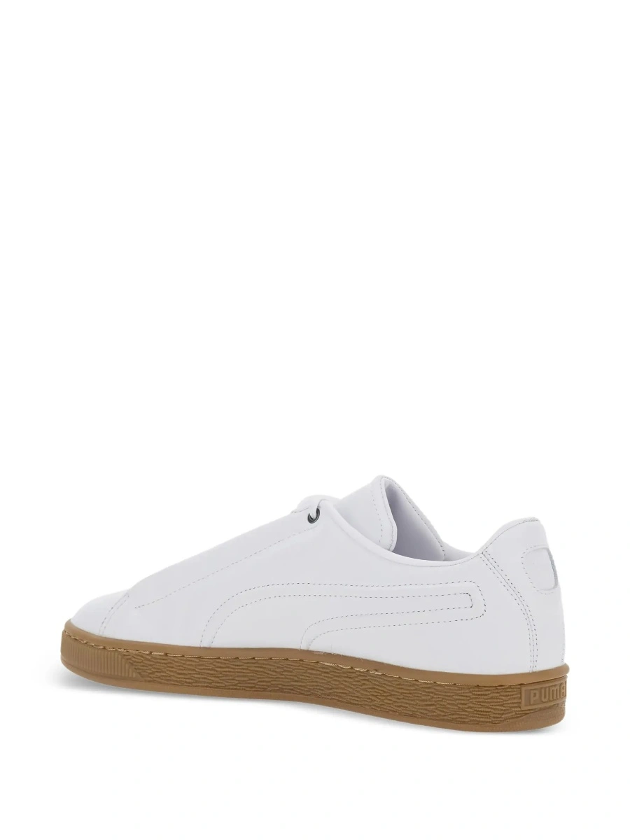 Sneakers PUMA albi din piele - Img 6