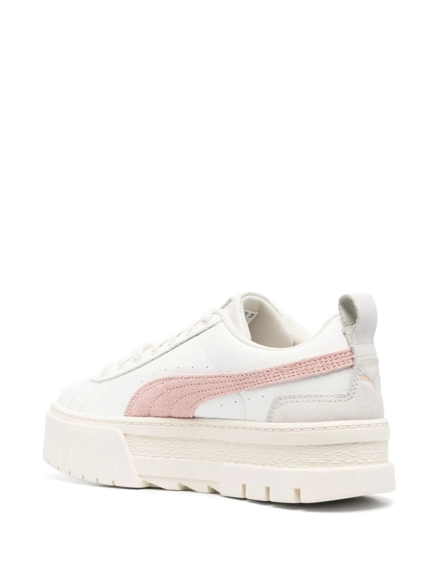 Sneakers PUMA albi din poliuretan - Img 3