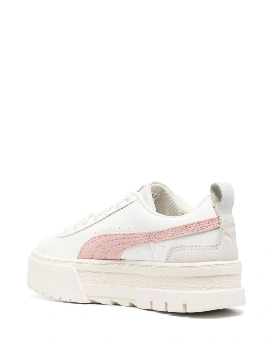 Sneakers PUMA albi din poliuretan - Img 3