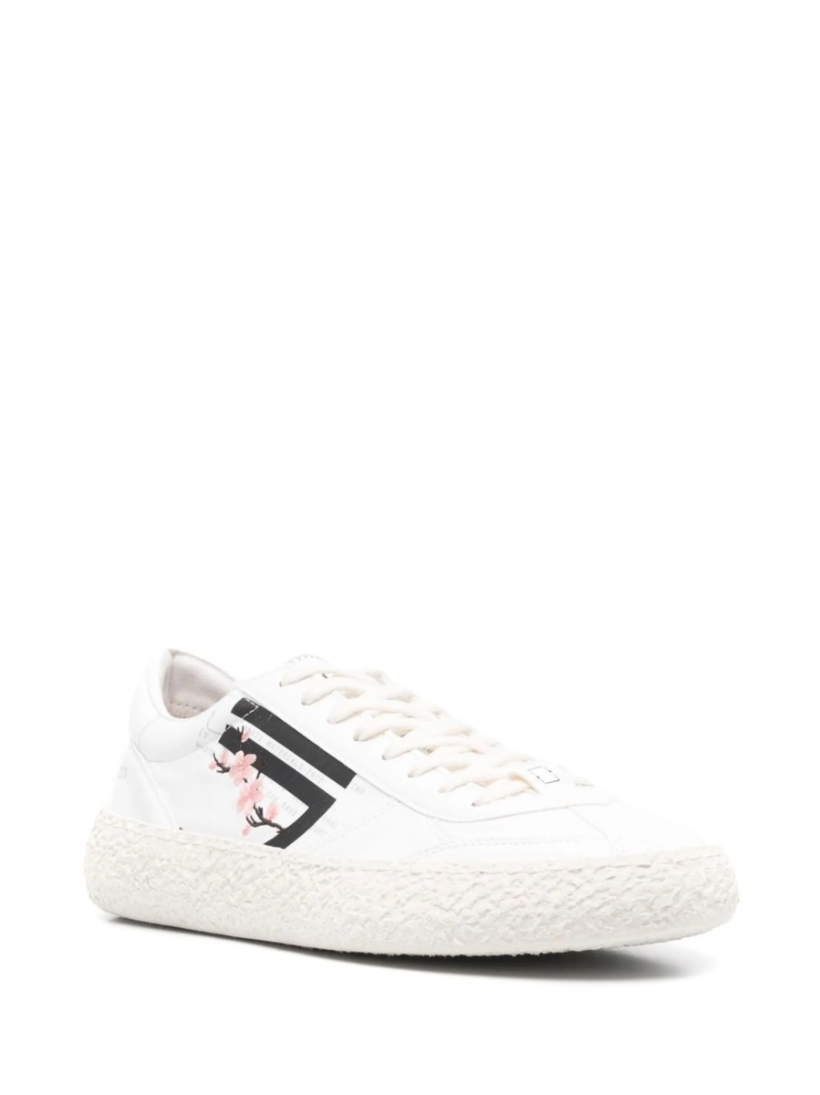 Sneakers PURAAI albi din piele - Img 2