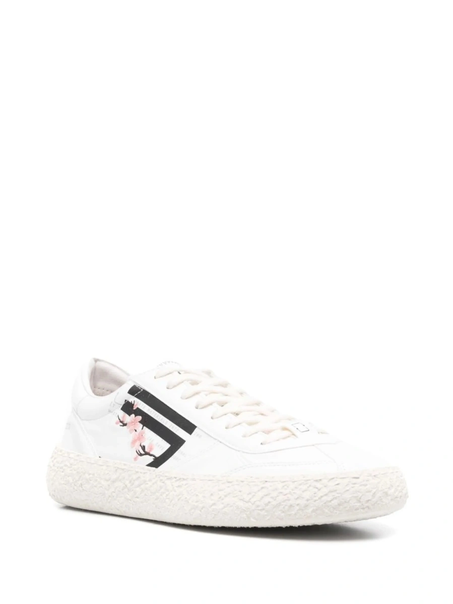 Sneakers PURAAI albi din piele - Img 2