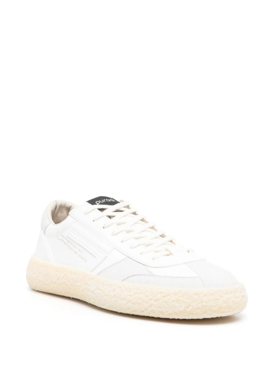 Sneakers PURAAI albi din poliuretan - Img 2